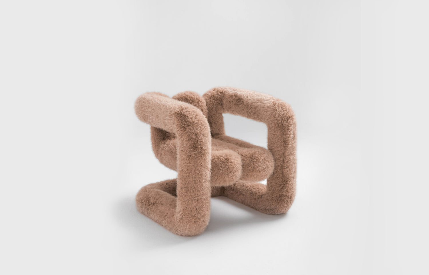 Brown textured chair