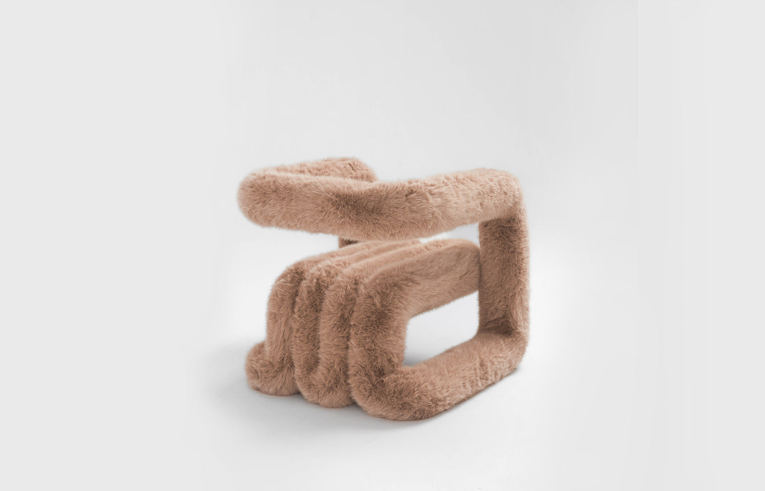 Brown textured chair